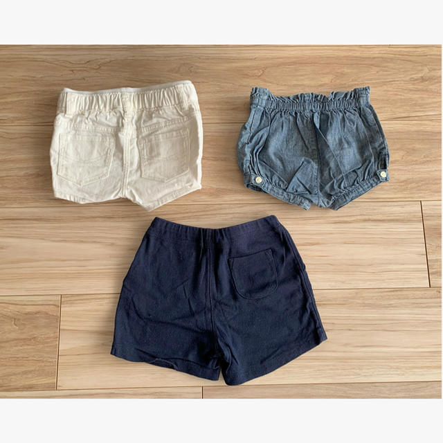 babyGAP(ベビーギャップ)の【babyGAP】ショートパンツ3点セット 90 キッズ/ベビー/マタニティのキッズ服女の子用(90cm~)(パンツ/スパッツ)の商品写真