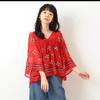 レイビームス(Ray BEAMS)のRay BEAMS 刺繍シフォントップス(シャツ/ブラウス(長袖/七分))