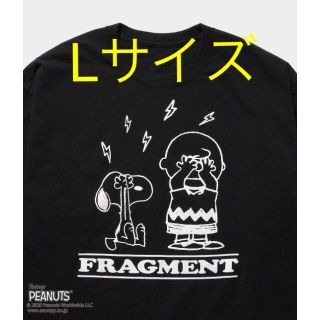 フラグメント(FRAGMENT)の【黒 Lサイズ】FRAGMENT PEANUTS LONG SLEEVE TEE(Tシャツ/カットソー(七分/長袖))