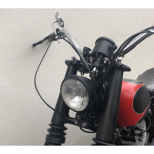 SR400 500 フロントフォークカバー ナチュラルの通販 by ふりる フロントフォークカバー