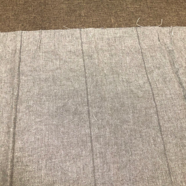 グレー　布　カーテン生地 ハンドメイドの素材/材料(生地/糸)の商品写真