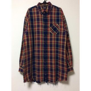 アンダーカバー(UNDERCOVER)のUNDERCOVER アンダーカバー 18ss ネルチェックビッグシャツ(シャツ)