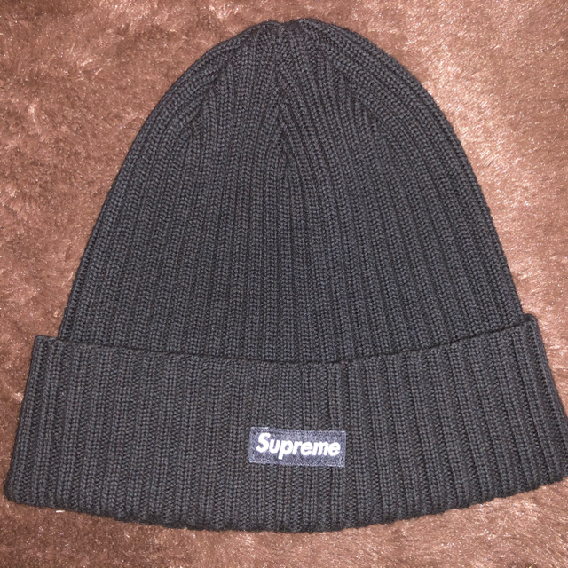 Supreme(シュプリーム)のSUPREME overdyed 20ss beanie black  メンズの帽子(ニット帽/ビーニー)の商品写真