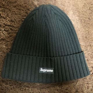 シュプリーム(Supreme)のSUPREME overdyed 20ss beanie black (ニット帽/ビーニー)