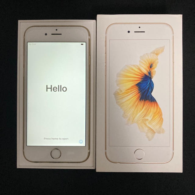 超美品★iPhone6s 128GB ローズゴールド  SIMロック解除済み