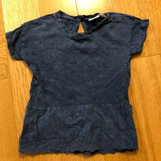 ザラキッズ(ZARA KIDS)のzara baby インディゴ風Tシャツ(Ｔシャツ)