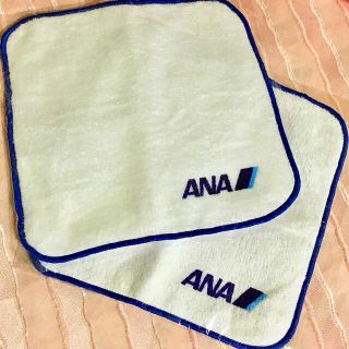 エーエヌエー(ゼンニッポンクウユ)(ANA(全日本空輸))のANA ミニタオル 2枚セット(ノベルティグッズ)