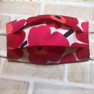 マリメッコ(marimekko)のマスクカバー　両面プリーツ(その他)