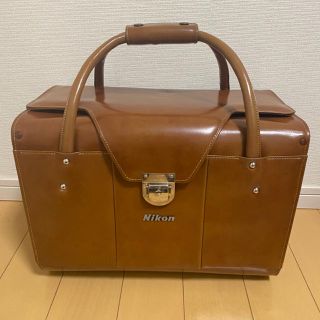 ニコン(Nikon)の【Nikon】カメラ 高級牛革製 ガゼットケース FB-11A型 バッグ 美品(ケース/バッグ)