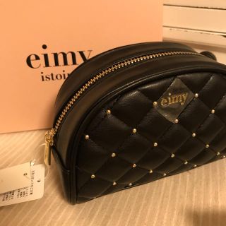 エイミーイストワール(eimy istoire)のeimy istoire エイミーイストワールキルティングスタッズポーチ黒(ポーチ)