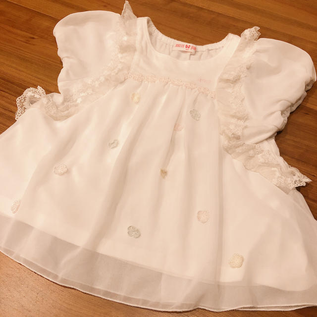 mezzo piano(メゾピアノ)の【mezzo piano メゾピアノ 】チュニック　120 キッズ/ベビー/マタニティのキッズ服女の子用(90cm~)(Tシャツ/カットソー)の商品写真