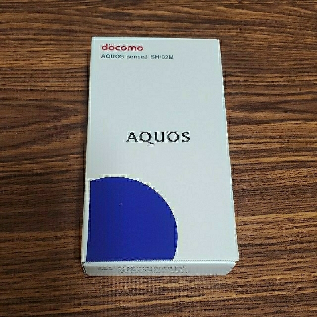 ドコモ AQUOS sense3 SH-02M ブラック SIMロック解除済①