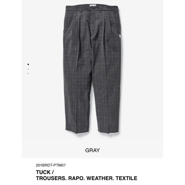 M L 20SS WTAPS TUCK / TROUSERS. RAPO. WE