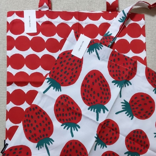 marimekko ファブリックバッグ 2枚セット