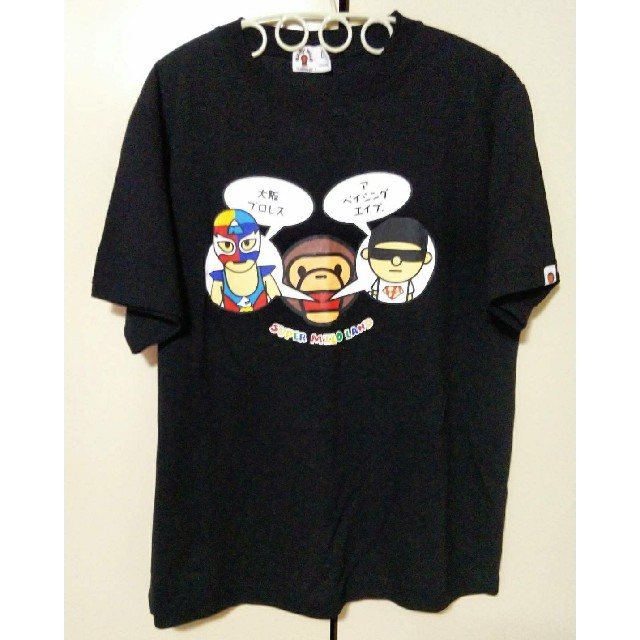 A BATHING APE - A BATHING APE 大阪プロレスコラボTシャツの通販 by nemmoV's shop｜アベイシング