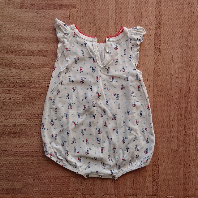 PETIT BATEAU(プチバトー)の【yuu.さま専用】プチバトー  ロンパース  12m キッズ/ベビー/マタニティのベビー服(~85cm)(ロンパース)の商品写真