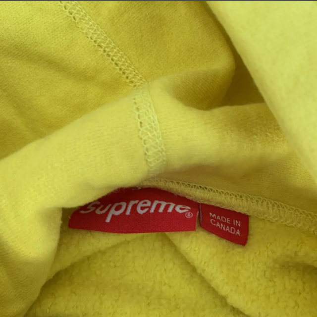 Supreme(シュプリーム)のシュプリーム モーションロゴ パーカー yellow M size メンズのトップス(パーカー)の商品写真