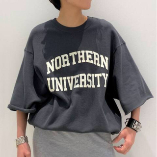 アパルトモンドゥーズィエムクラス(L'Appartement DEUXIEME CLASSE)のタグ付き新品★AMERICANA3/4 Sleeve Sweat プルオーバー(トレーナー/スウェット)