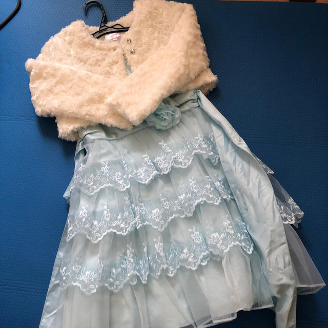 motherways(マザウェイズ)のマザウェイズ130ファーボレロ！ キッズ/ベビー/マタニティのキッズ服女の子用(90cm~)(ドレス/フォーマル)の商品写真