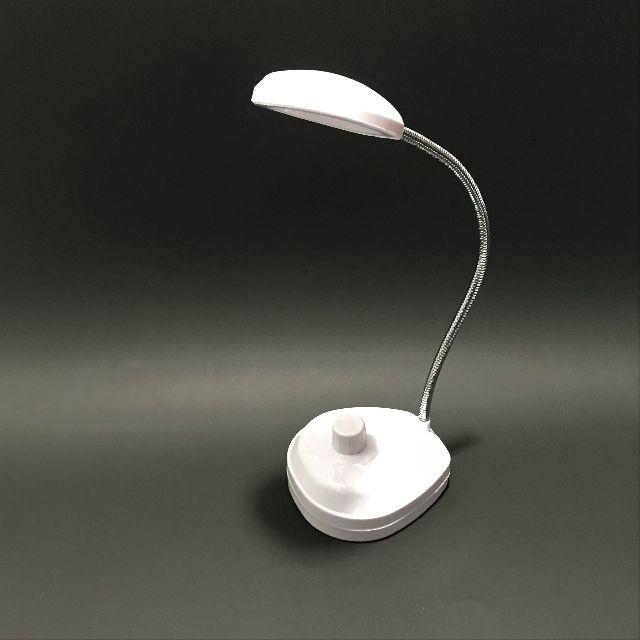 送料無料！ 3ＬＥＤ　スタンドライト 　ホワイト インテリア/住まい/日用品のライト/照明/LED(テーブルスタンド)の商品写真