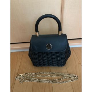 ザラ(ZARA)のzara カゴバッグ(かごバッグ/ストローバッグ)