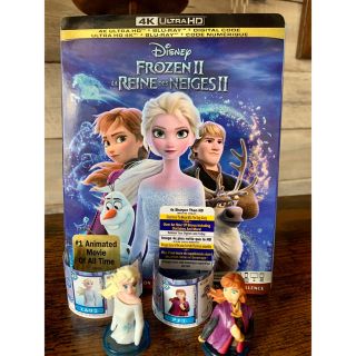 アナトユキノジョオウ(アナと雪の女王)のアナと雪の女王2 uhd 4k/Blu-ray 4kディスクのみ日本語あり 中古(キッズ/ファミリー)