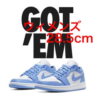 ナイキ(NIKE)のナイキ ウィメンズ エアジョーダン1 ロー "UNC" 28.5cm(スニーカー)