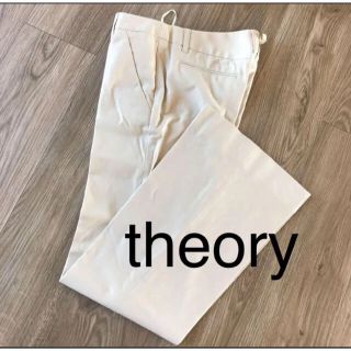 セオリー(theory)のtheory 白ボトム(カジュアルパンツ)