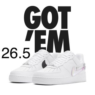 ナイキ(NIKE)のエアフォース1 White Zipper  ナイキ　AF1 ホワイト 26.5(スニーカー)