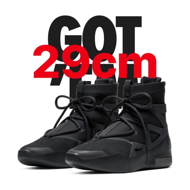 『込』最安値 nike air fear of god US11