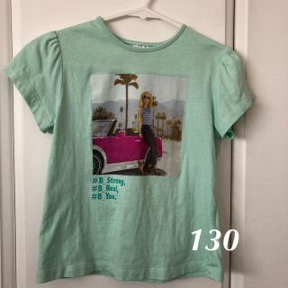 ジーユー(GU)のバービーグリーンTシャツ＊130＊(Tシャツ/カットソー)