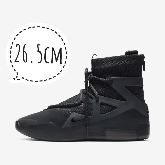 【新品】Niue air fear of god 1 triple noir