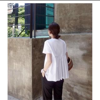 Tシャツ バックフリルカットソー(Tシャツ(半袖/袖なし))