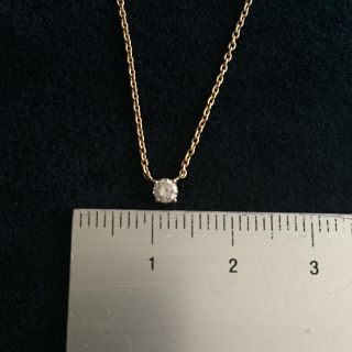 Vendome Aoyama - ヴァンドーム青山 一粒ダイヤネックレスの通販 by