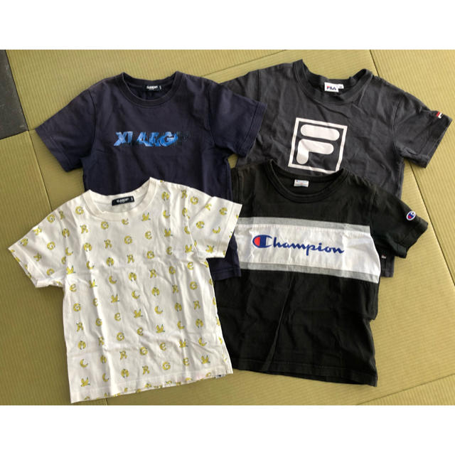 XLARGE(エクストララージ)のTシャツ【男の子 140】 4枚セット キッズ/ベビー/マタニティのキッズ服男の子用(90cm~)(Tシャツ/カットソー)の商品写真