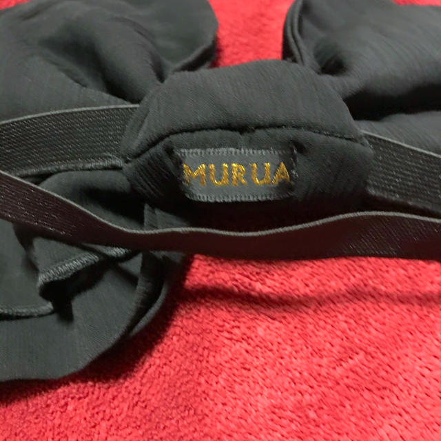 MURUA(ムルーア)のMURUA リボン シフォンヘアゴム　 レディースのヘアアクセサリー(ヘアゴム/シュシュ)の商品写真