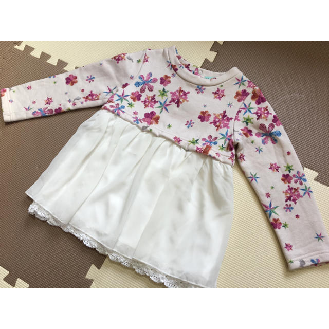 hakka kids(ハッカキッズ)のハッカキッズ  チュニック ワンピース キッズ/ベビー/マタニティのキッズ服女の子用(90cm~)(Tシャツ/カットソー)の商品写真