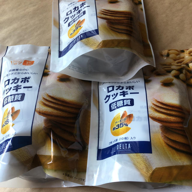 DELTA(デルタ)の低糖質ロカボクッキー✖️3袋 コスメ/美容のダイエット(ダイエット食品)の商品写真