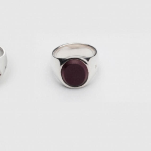 TOMWOOD oval Red Agate Ring トムウッド リング-uwasnet.org