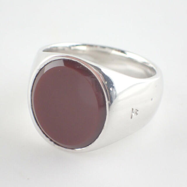 TOMWOOD oval Red Agate Ring トムウッド リングメンズ