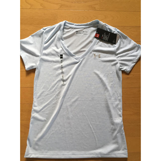 アンダーアーマー(UNDER ARMOUR)の新品 アンダーアーマー ヒートギア Tシャツ M ライトブルー(Tシャツ(半袖/袖なし))