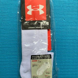 アンダーアーマー(UNDER ARMOUR)の【半額】UNDER ARMOUR ソックス メンズLG 27-29(ソックス)