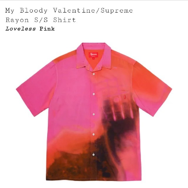 supreme my bloody valentine rayon シャツ