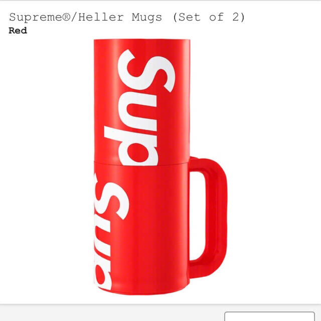 Supreme(シュプリーム)の新品未完封！Supreme®/Heller Mugs (Set of 2) インテリア/住まい/日用品のキッチン/食器(グラス/カップ)の商品写真