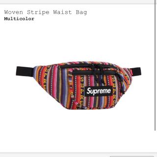 シュプリーム(Supreme)のSupreme Woven Stripe Waist Bag(ウエストポーチ)