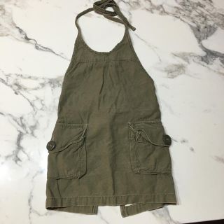 デニムダンガリー(DENIM DUNGAREE)のデニムアンドダンガリー　エプロン 巻きスカート(スカート)