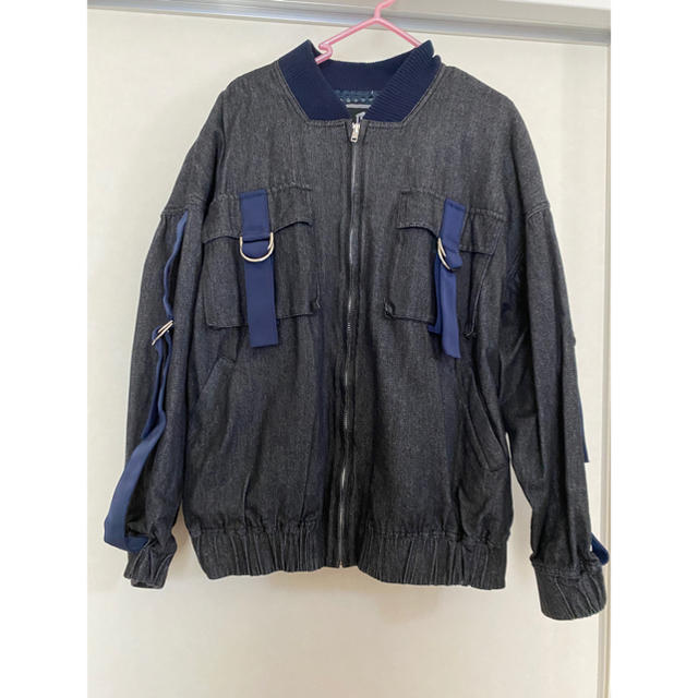 パメオポーズ　DENIM LINE BIG BLOUSON