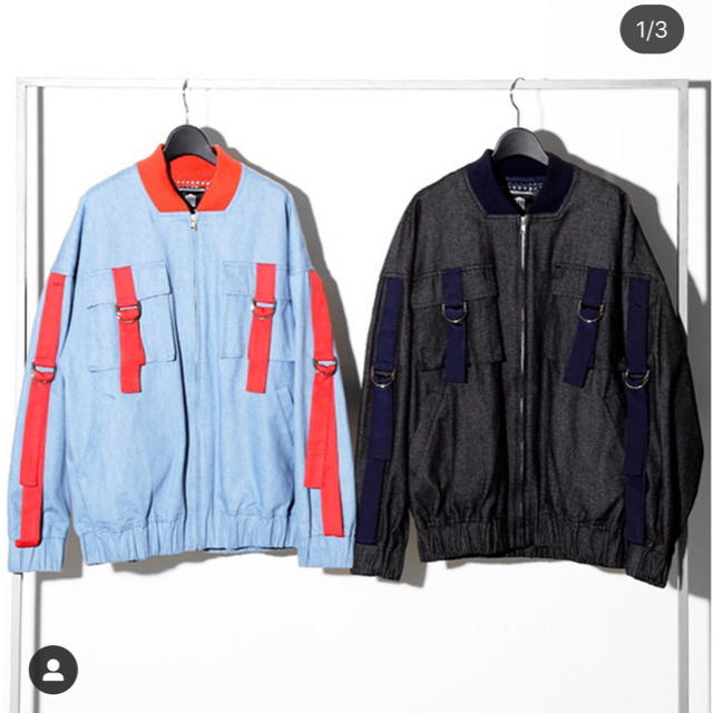 パメオポーズ　DENIM LINE BIG BLOUSON