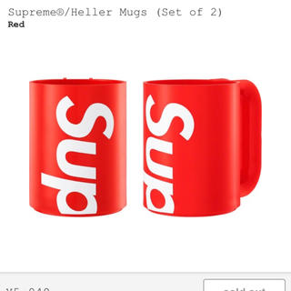 シュプリーム(Supreme)のSupreme®/Heller Mugs red(グラス/カップ)