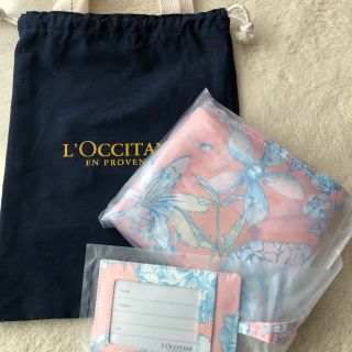 ロクシタン(L'OCCITANE)の【新品未使用品】ロクシタンノベルティトート&パスケース&バッグ(ノベルティグッズ)